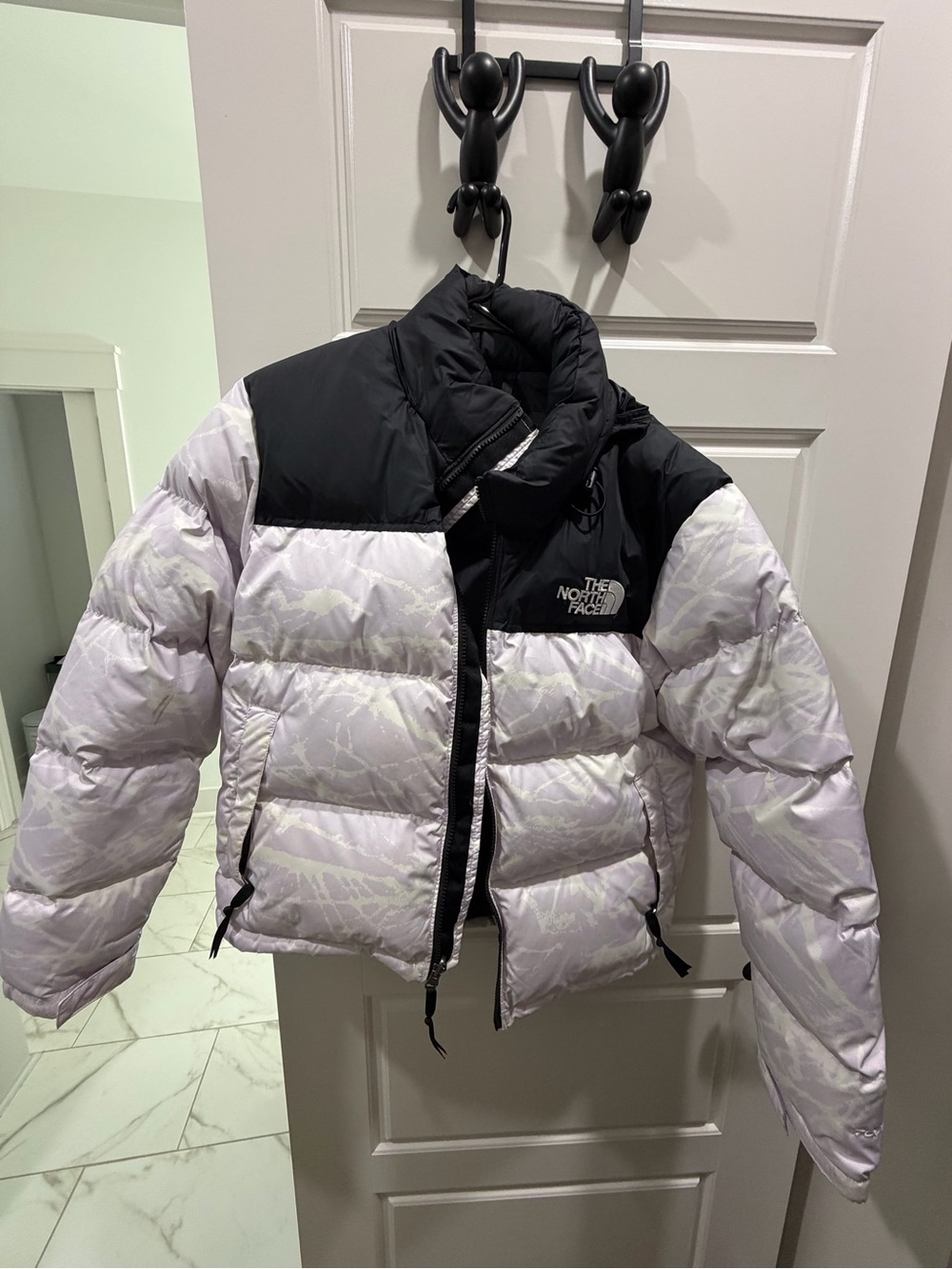 The North Face Women's Puffer Jacket in Black and Navy